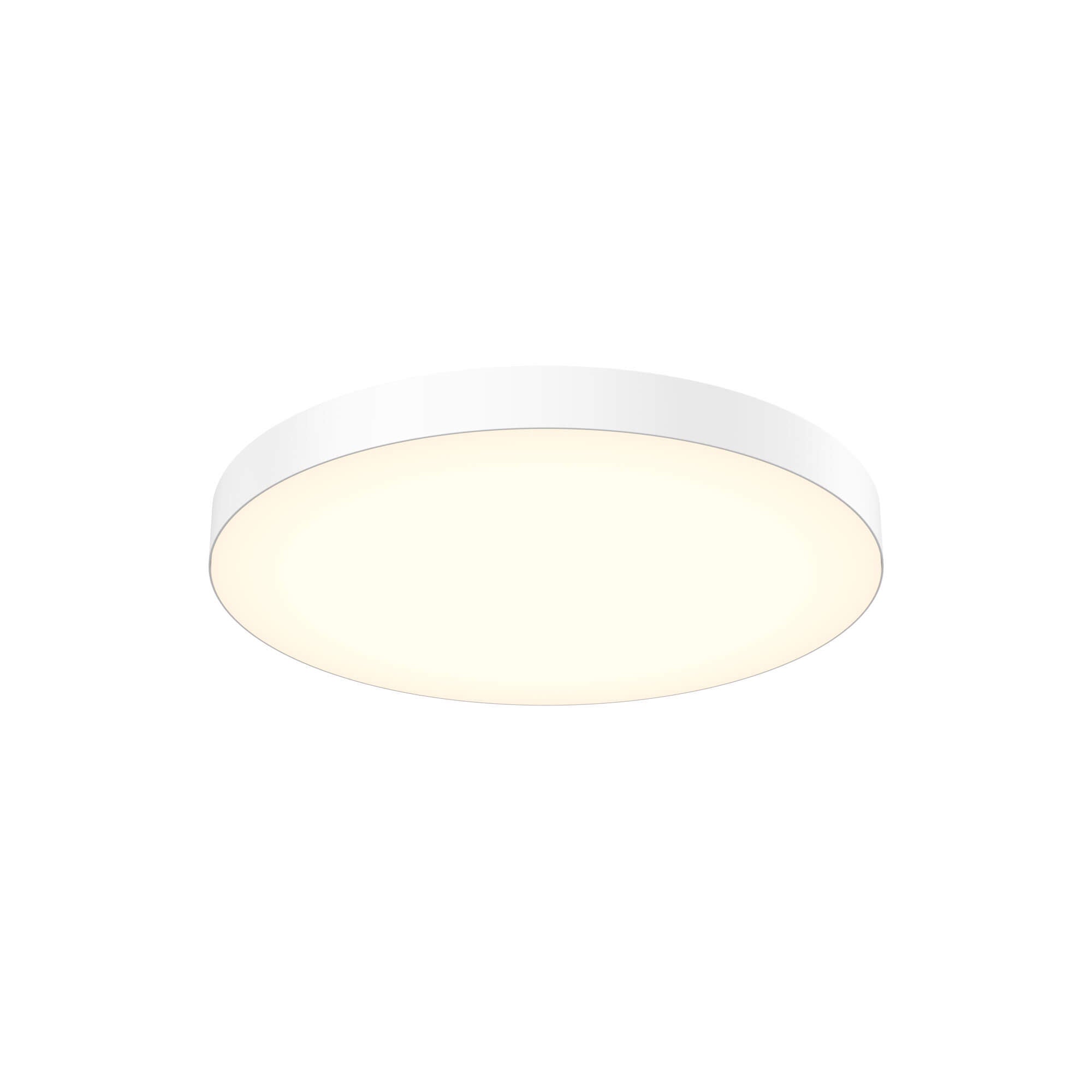 DALS Lighting TLFM12-CC-WH Fusion 12in Trimless Flush Mount, Multi-Color Temperature, 1880 Lumens, Voltage 120V, Wattage 25W, White Finish