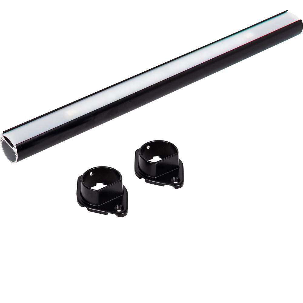 Task Lighting LC9R18-4NDBK30 18'' LED Lighted Closet Rod, Black 3000K Soft White