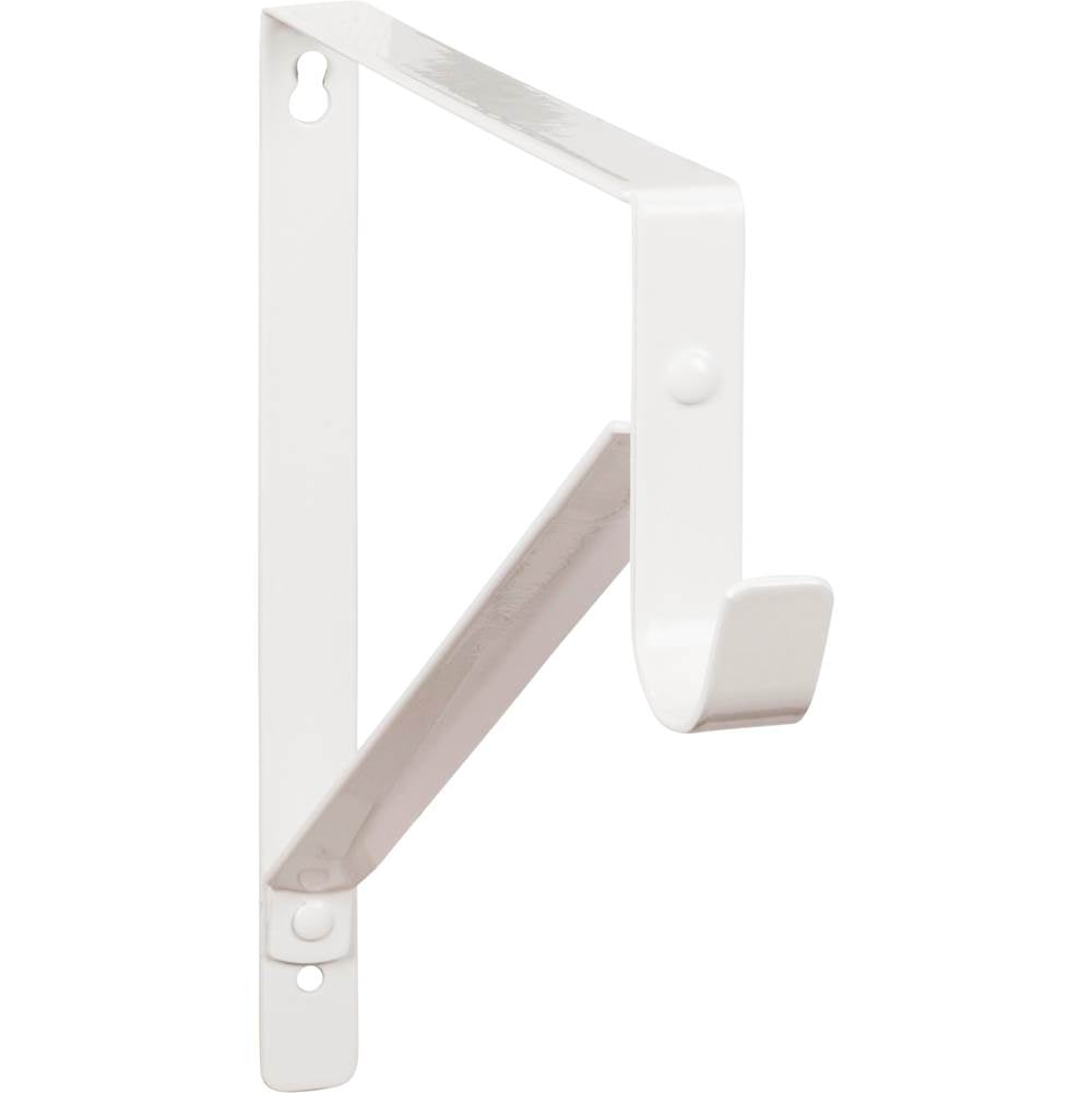 Task Lighting LC9R-CBS-P-WT Center Bracket Support, White, Lighted Closet Rod