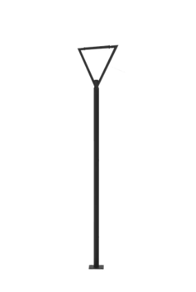 Westgate TOL-A2-1L-BK Natural Designer Tree of Light Structure for Open Areas, Wattage 25W, Multi-Color Temperature 3000K/4000K/5000K, Black Finish