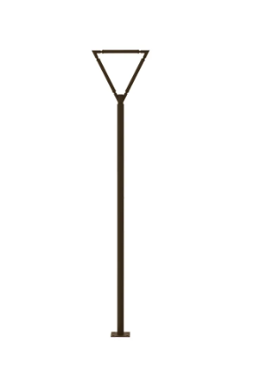 Westgate TOL-A2-3L-BR Natural Designer Tree of Light Structure for Open Areas, Wattage 75W, Multi-Color Temperature 3000K/4000K/5000K, Bronze Finish