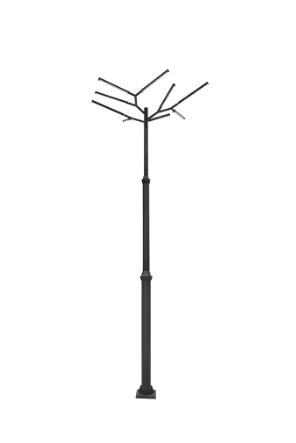 Westgate TOL-JOSHUA-BK Natural Designer Tree of Light Structure for Open Areas, Wattage 225W, Multi Color Temperature 3000K/4000K/5000K, Black Finish