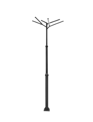Westgate TOL-KINGS-BK Natural Designer Tree of Light Structure for Open Areas, Wattage 150W, Multi Color Temperature 3000K/4000K/5000K, Black Finish