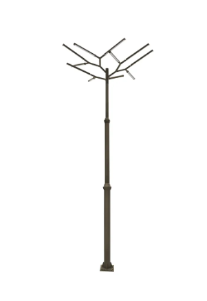 Westgate TOL-REDWOOD-BR Natural Designer Tree of Light Structure for Open Areas, Wattage 275W, Multi Color Temperature 3000K/4000K/5000K, Bronze Finish