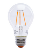 Feit Electric A19/TO/LED Clear Glass Orange A19 Dimmable LED Filament Light Bulb, Wattage 4.5W, Voltage 120V