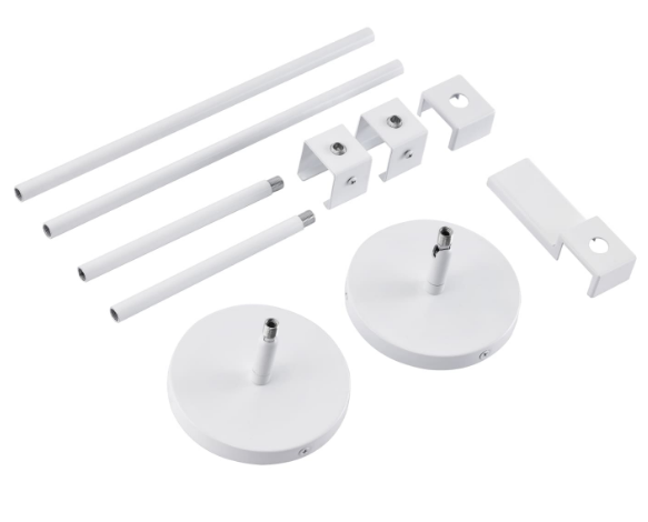 SATCO TP278 Adjustable Track Pendant Kit White Finish H-Style