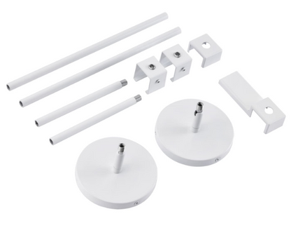 SATCO TP278 Adjustable Track Pendant Kit White Finish H-Style