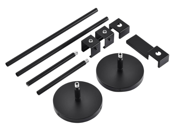 SATCO TP279 Adjustable Track Pendant Kit Black Finish H-Style