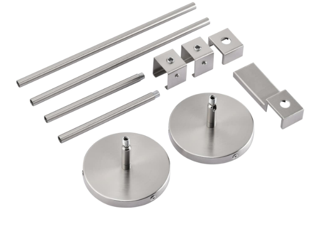 SATCO TP280 Adjustable Track Pendant Kit Brushed Nickel Finish H-Style