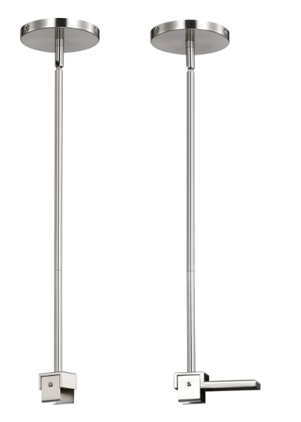 SATCO TP280 Adjustable Track Pendant Kit Brushed Nickel Finish H-Style
