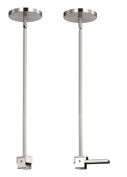 SATCO TP280 Adjustable Track Pendant Kit Brushed Nickel Finish H-Style