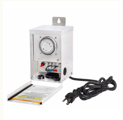 Westgate TR-75W-MT-T-SS 75W Multi-Tap Stainless Steel Transformer With Timer 120V To 12/15V AC