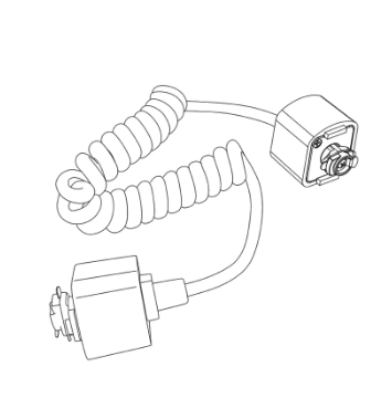 Westgate TR-EXTCON-BK 3-Wire Track To Track Extension Connector, Black Finish