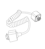 Westgate TR-EXTCON-WH 3-Wire Track To Track Extension Connector, White Finish