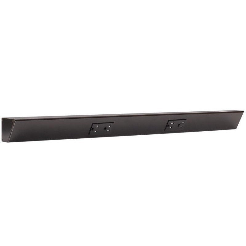 Task Lighting TR30-2BD-P-BK 30" Angled Power Strip, 2 Black Duplex Receptacles, Black Finish