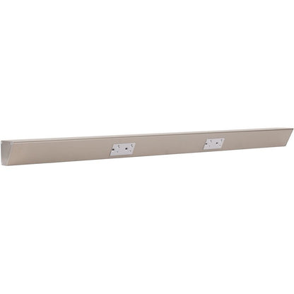 Task Lighting TR36-2GD-P-SN 36" Angled Power Strip, 2 Gray Duplex Receptacle, Satin Nickel Finish