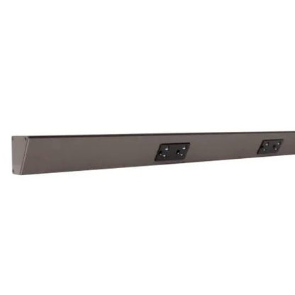 Task Lighting TR72-4BD-P-BZ 72" Angled Power Strip - 4 Black Duplex Receptacles - Bronze Finish