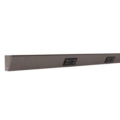 Task Lighting TR60-4BDBZ-6PK 60" Angled Power Strip - 4 Black Duplex Receptacles - Bronze Finish ( Pack of 6)