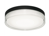 AFX Lighting TRBF12LAJD1BK Tribeca 12" Led Flush Mount - 3k / 35k / 4k - 120v - Black Finish