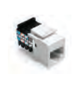 Task Lighting TRO-CON-PJ-8-B 8 conductor USOC voice grade phone (jack) connector Black Finish