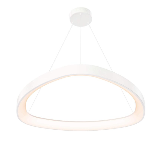 DALS Lighting TRPD34-CC-WH Triangle Pendant 5CCT - White Finish