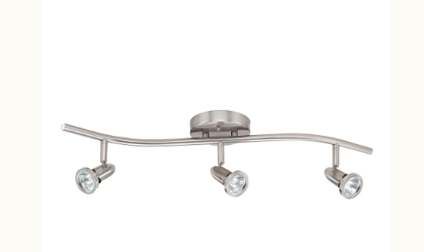 Westgate TRPK-3L-GU10-30K-BN LED Track 3 Light GU10 Watt 3x6.5W, Lumens 3x500lm, CCT 3000K Brushed Nickel Finish