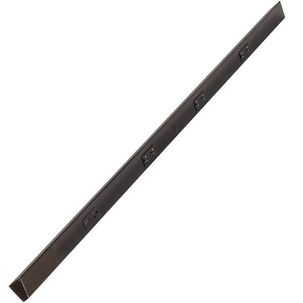 Task Lighting TRU60-4BD-P-BK 60" TR USB Series Angle Power Strip with USB, Black Finish, Black Receptacles