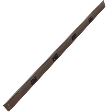 Task Lighting TRU60-4BD-P-BZ 60" TR USB Series Angle Power Strip with USB, Bronze Finish, Black Receptacles