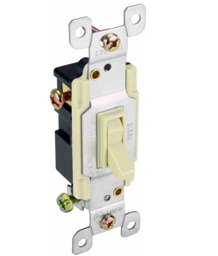 Orbit TS315-G 15A Three-Way Toggle Switches Gray Finish