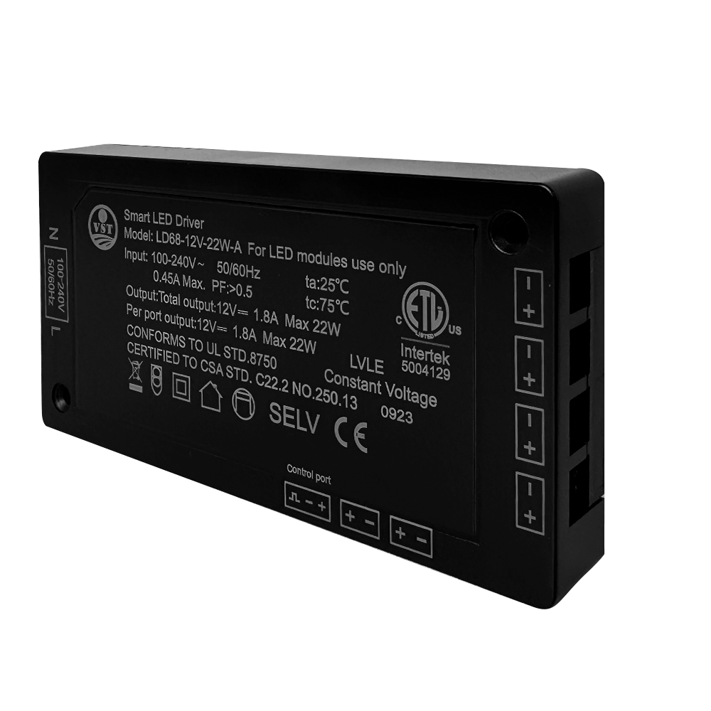 ABBA LIGHTING TSDC22 22W Heavy Duty Commercial Plastic DC Transformer