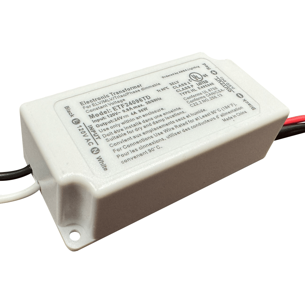 ABBA LIGHTING TSDCS96 96W Heavy Duty Commercial Plastic DC Transformer