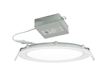 AFX Lighting TUCF08LAJD1WH Tuck LED Canless Recessed Fixture with 8" Wafer Trim - IC Rated
