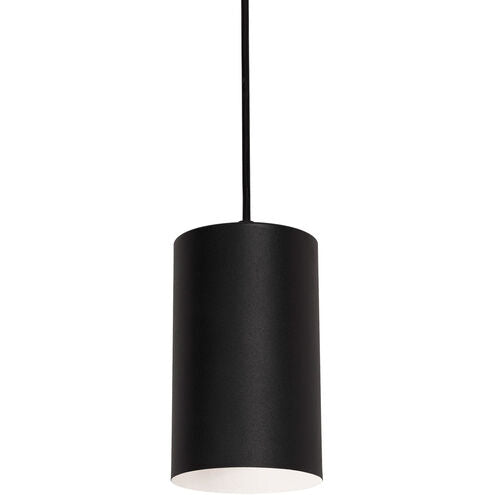 AFX Lighting TYKP04MBBK Tyke 1 Light 4 inch Black Pendant Ceiling Light