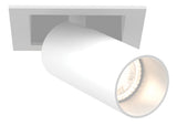 Eurofase TGO1ST02ST1535 15W Square Tango LED With Trim - Spot Light - 3500K - 120V/2777 - (N) Narrow 15° - (CL) Clear - White