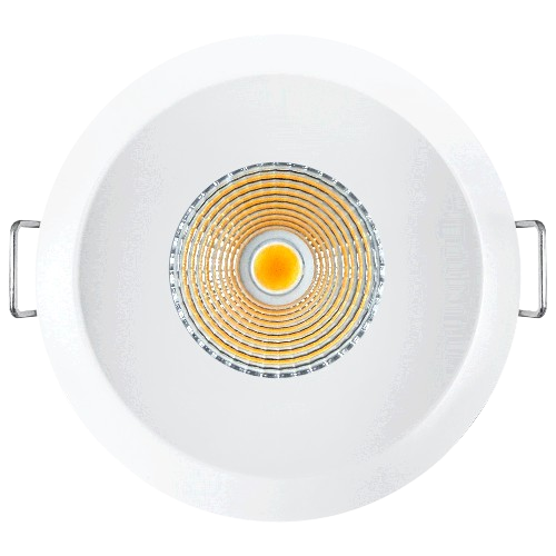 Lotus LED Lights L3F-SDW-WH-RC36-3K95 Tangra 3 Inch Fixed Square Deep Regressed Wide White Trim Reflector Clear glass 36° 30K CRI95