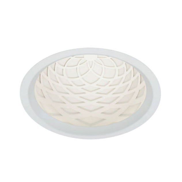 Visual Comfort Architectural EDIM12RRF9352IW Reflections 12" LED Remodel Indirect Downlight, Flanged - White Trim - 3500K, 1989 Lumens, 31W - IC Airtight - Dome Pattern: Torus