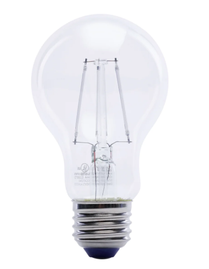 Feit Electric A19/TG/LED  A19 Transparent Green LED Filament Light Bulb, Wattage 4.5W, Voltage 120V