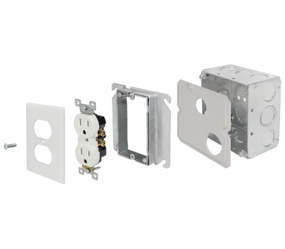 Orbit UFSI Universal Fireblok Firestop Insert For 1-gang, 4” & 4-11/16” Steel Box 30 Pack