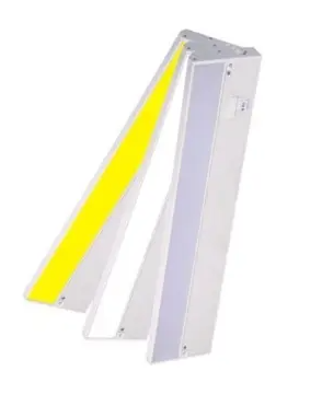 Cyber Tech Lighting UL124-DCT 12-in 5W LED Under Cabinet Light w/ Cord, Dimmable, 270 lm, 120V, CCT 4000K, White Finish