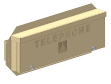 Orbit UM1020-PH Single Residence Service Enclosure With Embossed ”telephone” Text & Protector Bracket