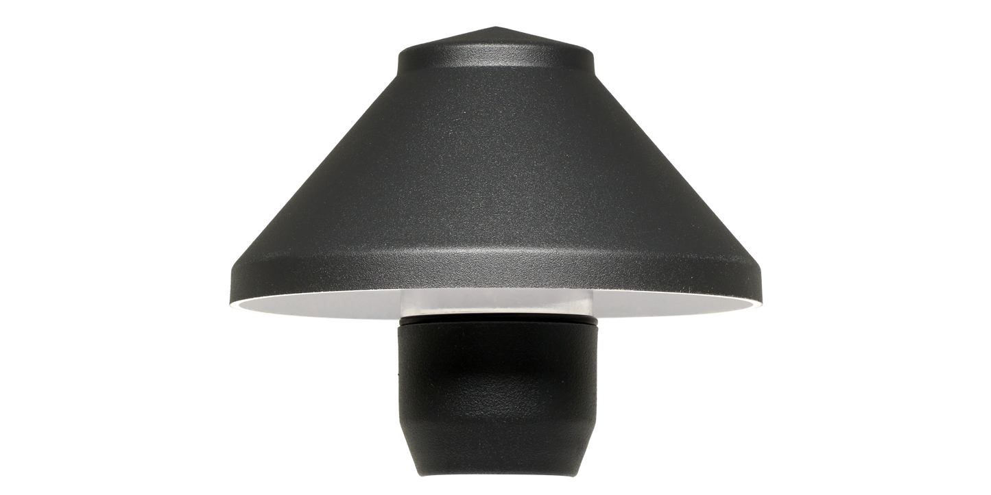Universal Lighting Systems US1301BK 3.5" Cast Aluminum Landscape Lighting Shade - Finish: Black