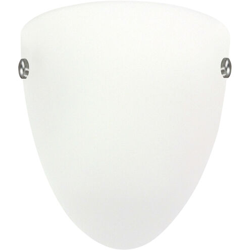 AFX Lighting USS080812L30ENBN 10W LED Unity Wall Sconce, 1200 lm, 120V, 3000K, White/ Nickel Finish