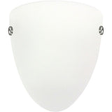 AFX Lighting USS080812L30ENBN 10W LED Unity Wall Sconce, 1200 lm, 120V, 3000K, White/ Nickel Finish