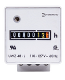 Intermatic UWZ48-120U AC Hour Meter - Surface Mount - Screw Terminals - 120 VAC