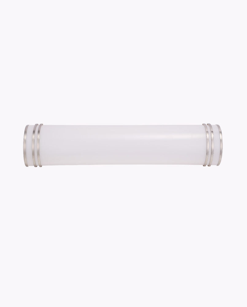 Cyber Tech Lighting V24SAT/NS-LED 24″ 25W LED Saturn Vanity Fixture, Nickel Satin Finish, 3000K/3500K/4000K, Dimmable, 1800 Lumens