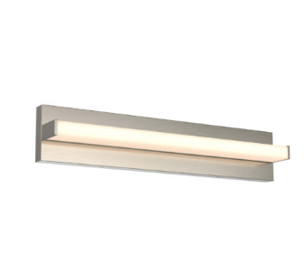 Dals Lighting VAL24-CC-SN 24 Inch Adjustable Linear Wall light, Watt 30W, Lumens 2200LM, 5CCT 2700K, 3000K, 3500K, 4000K, 5000K Satin Nickel Finish