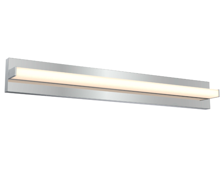 Dals Lighting VAL36-CC-CH 36 Inch Adjustable Linear Wall light, Watt 33W, Lumens 2330LM, 5CCT 2700K, 3000K, 3500K, 4000K, 5000K Chrome Finish