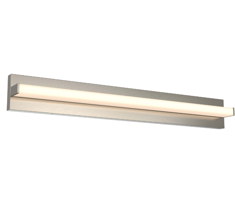 Dals Lighting VAL36-CC-SN 36 Inch Adjustable Linear Wall light, Watt 33W, Lumens 2330LM, 5CCT 2700K, 3000K, 3500K, 4000K, 5000K Satin Nickel Finish