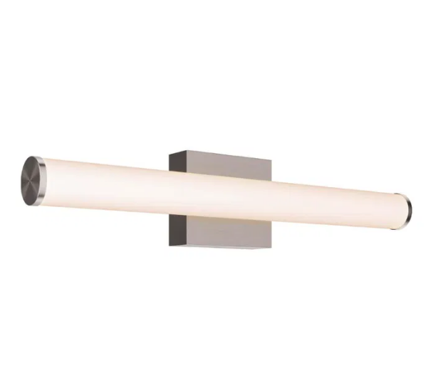 Dals Lighting VAN002-CC-22SN 22 Inch Round LED Vanity Light, Lumens 1800 , Wattage 9W / 15W / 19W , CCT 2700K/3000K/3500K/4000K/5000K Satin Nickel Finish