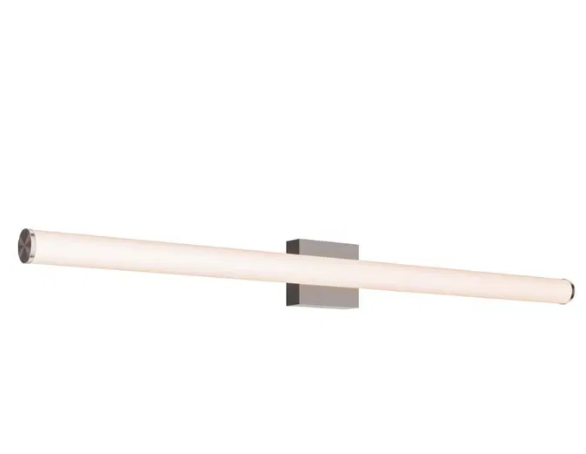 Dals Lighting VAN002-CC-46SN 46 Inch Round LED Vanity Light, Lumens 3400 , Wattage 22W / 29W / 36W , CCT 2700K/3000K/3500K/4000K/5000K Satin Nickel Finish